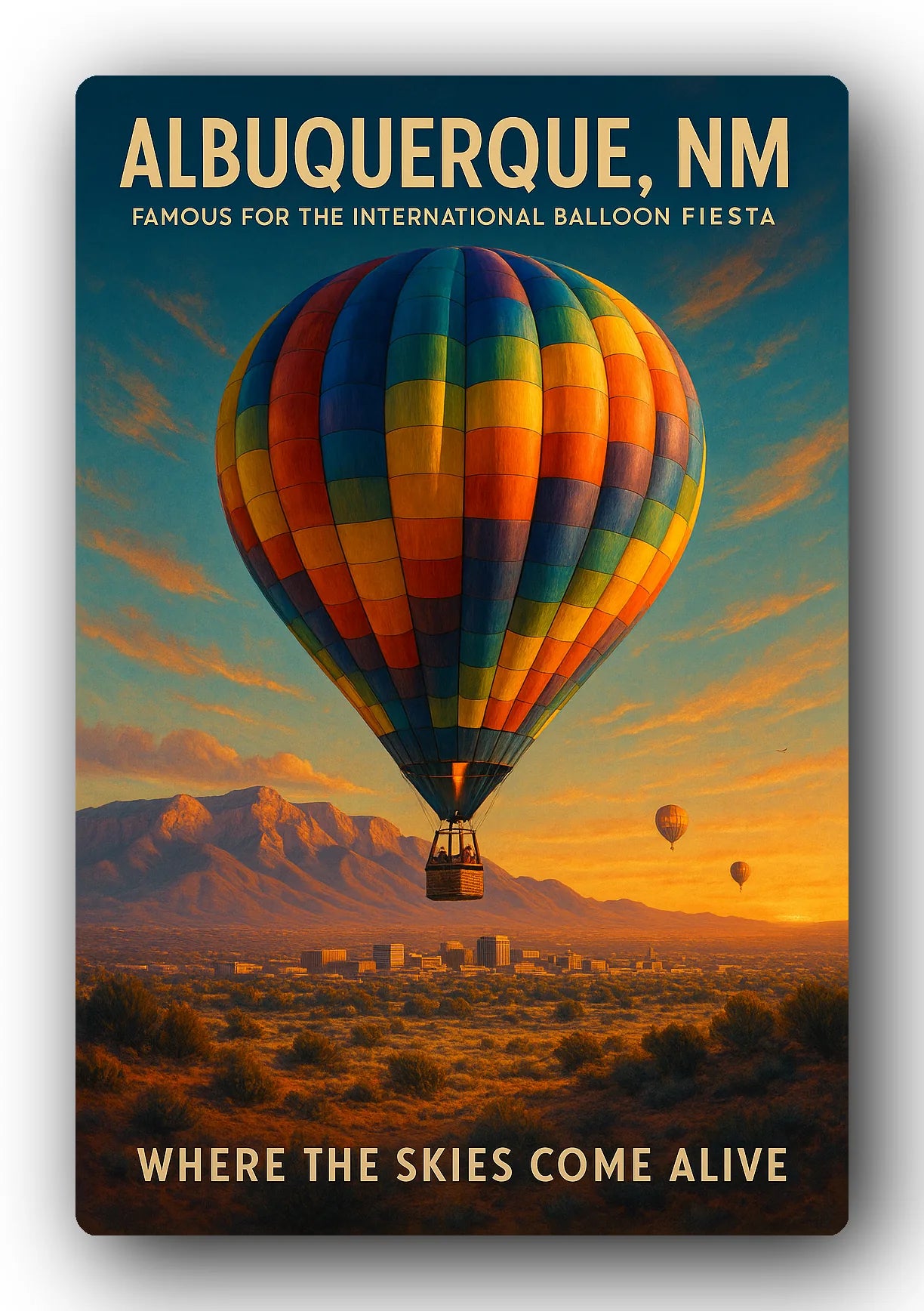 Albuquerque Balloon Fiesta Trading Card