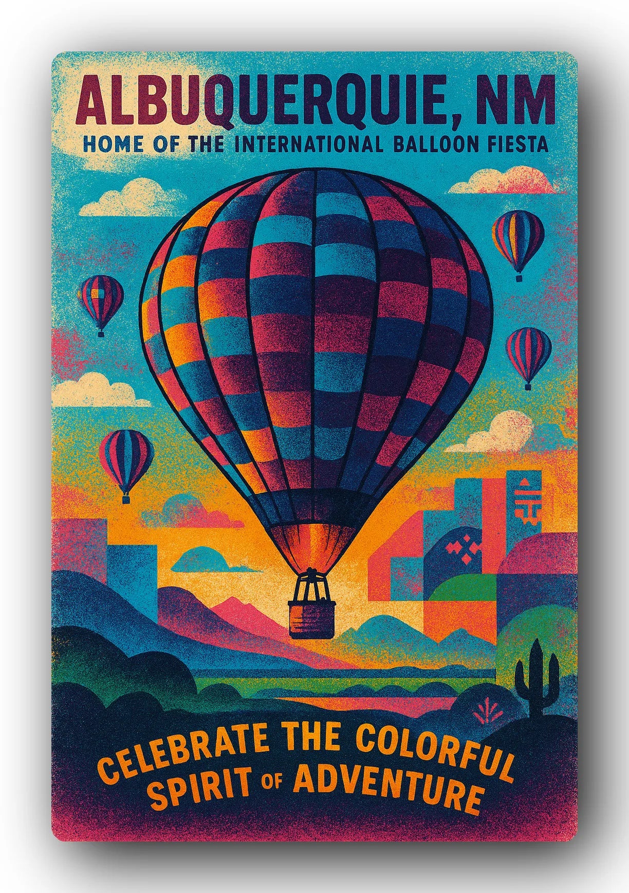 Albuquerque Balloon Fiesta Trading Card
