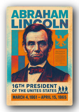 Abraham Lincoln 16Th President Trading Card