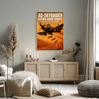 AD-Skyraider - Flying Dump Truck Poster PosterGoat