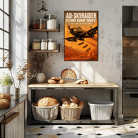 AD-Skyraider - Flying Dump Truck Poster PosterGoat