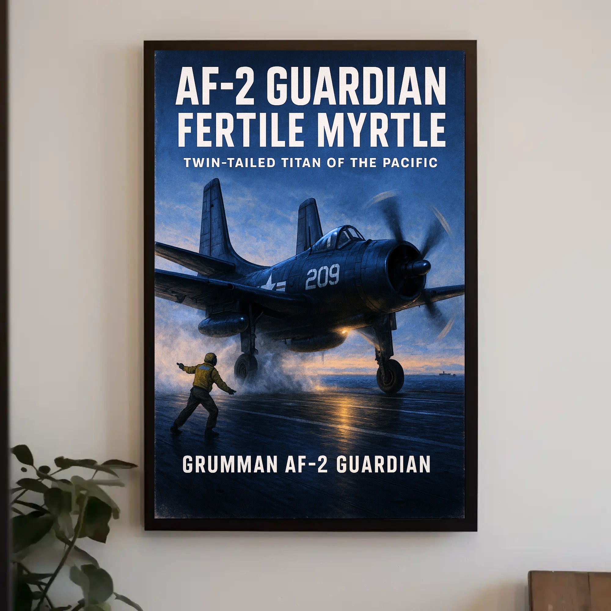AF-2 Guardian Fertile Myrtle Poster PosterGoat