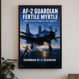 AF-2 Guardian Fertile Myrtle Poster PosterGoat