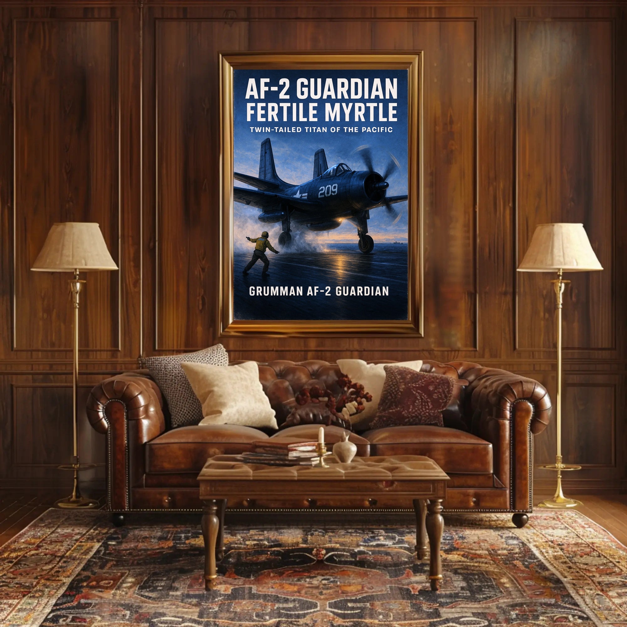 AF-2 Guardian Fertile Myrtle Poster PosterGoat