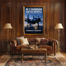 AF-2 Guardian Fertile Myrtle Poster PosterGoat