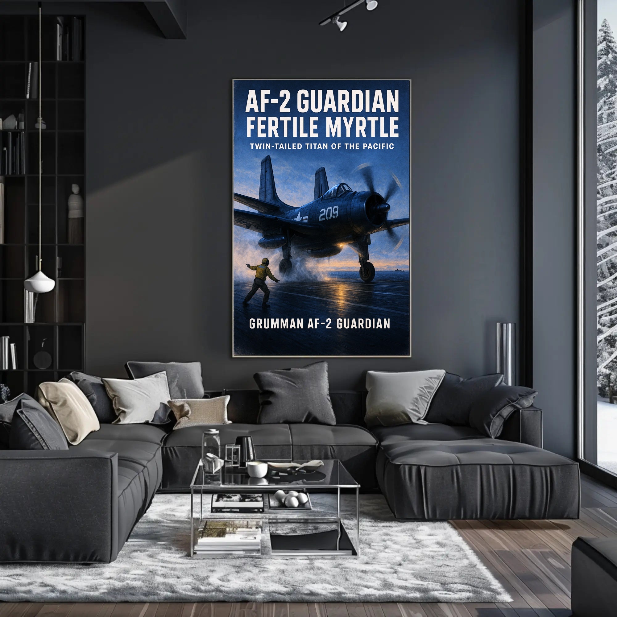 AF-2 Guardian Fertile Myrtle Poster PosterGoat