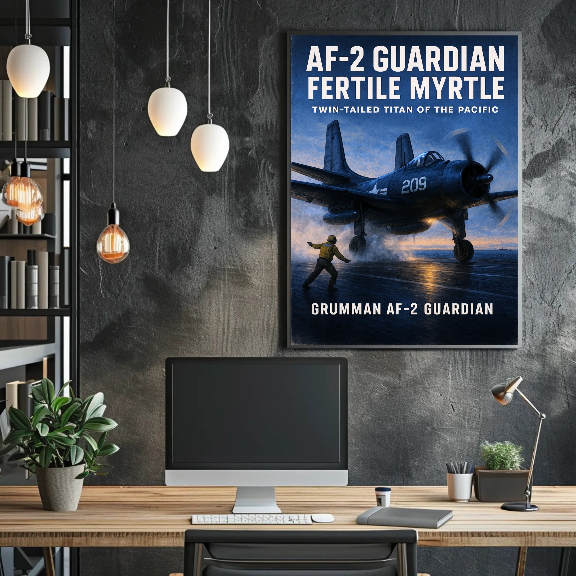 AF-2 Guardian Fertile Myrtle Poster PosterGoat
