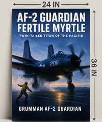 AF-2 Guardian Fertile Myrtle Poster PosterGoat