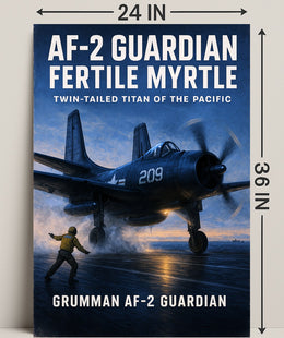 AF-2 Guardian Fertile Myrtle Poster PosterGoat