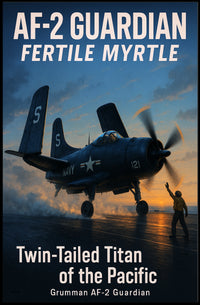 AF-2 Guardian Twin-Tailed Titan of the Pacific Poster PosterGoat