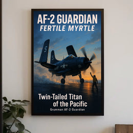 AF-2 Guardian Twin-Tailed Titan of the Pacific Poster PosterGoat