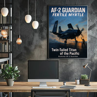 AF-2 Guardian Twin-Tailed Titan of the Pacific Poster PosterGoat