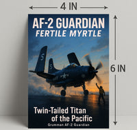 AF-2 Guardian Twin-Tailed Titan of the Pacific Poster PosterGoat