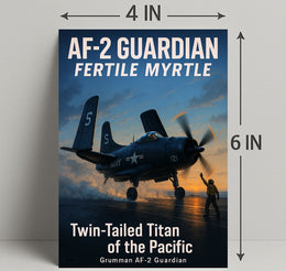 AF-2 Guardian Twin-Tailed Titan of the Pacific Poster PosterGoat