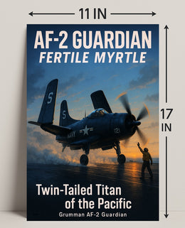 AF-2 Guardian Twin-Tailed Titan of the Pacific Poster PosterGoat