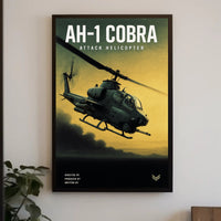 AH-1 Cobra Attack Helicopter Poster PosterGoat