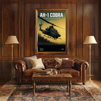 AH-1 Cobra Attack Helicopter Poster PosterGoat
