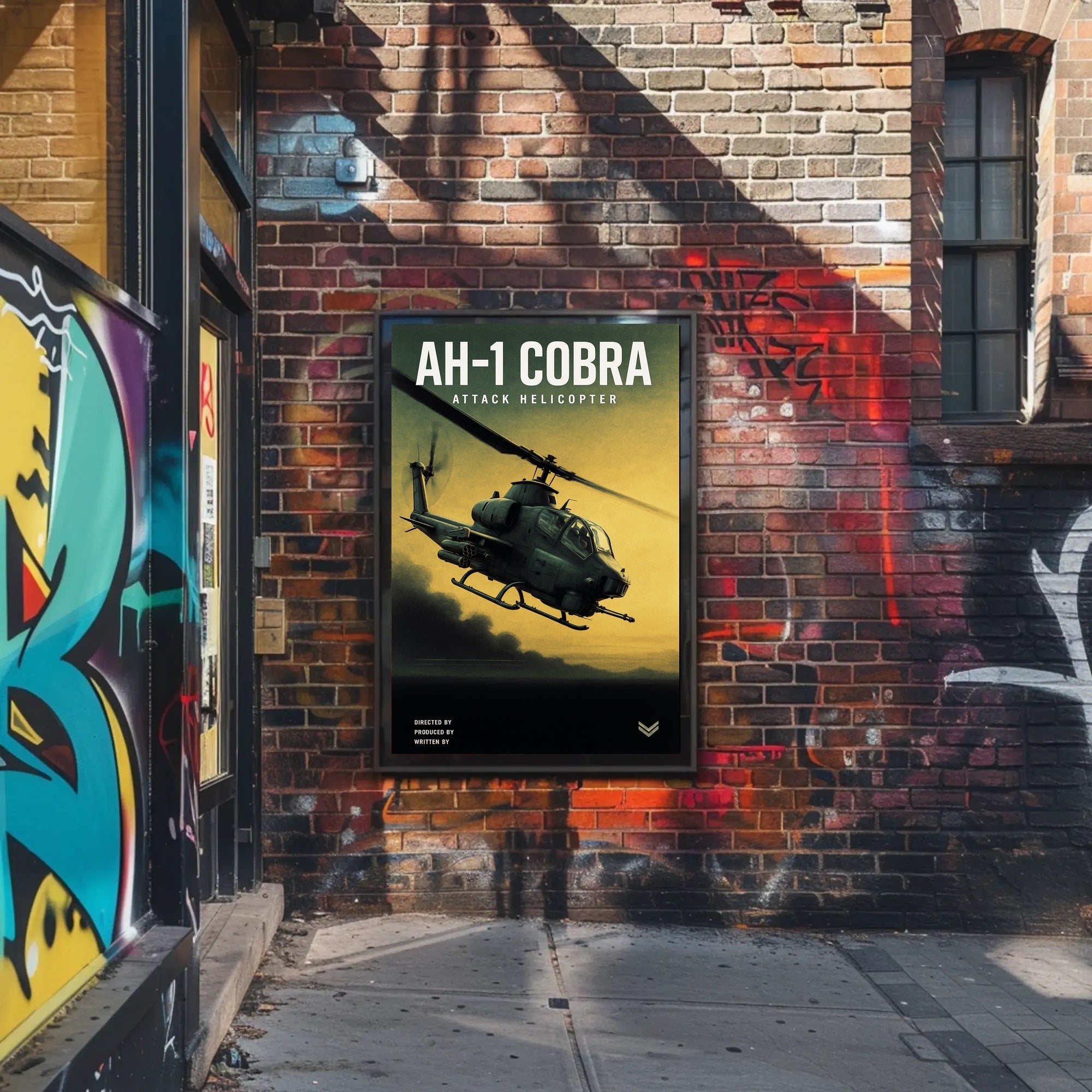 AH-1 Cobra Attack Helicopter Poster PosterGoat