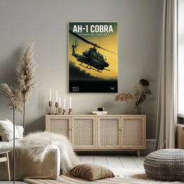 AH-1 Cobra Attack Helicopter Poster PosterGoat