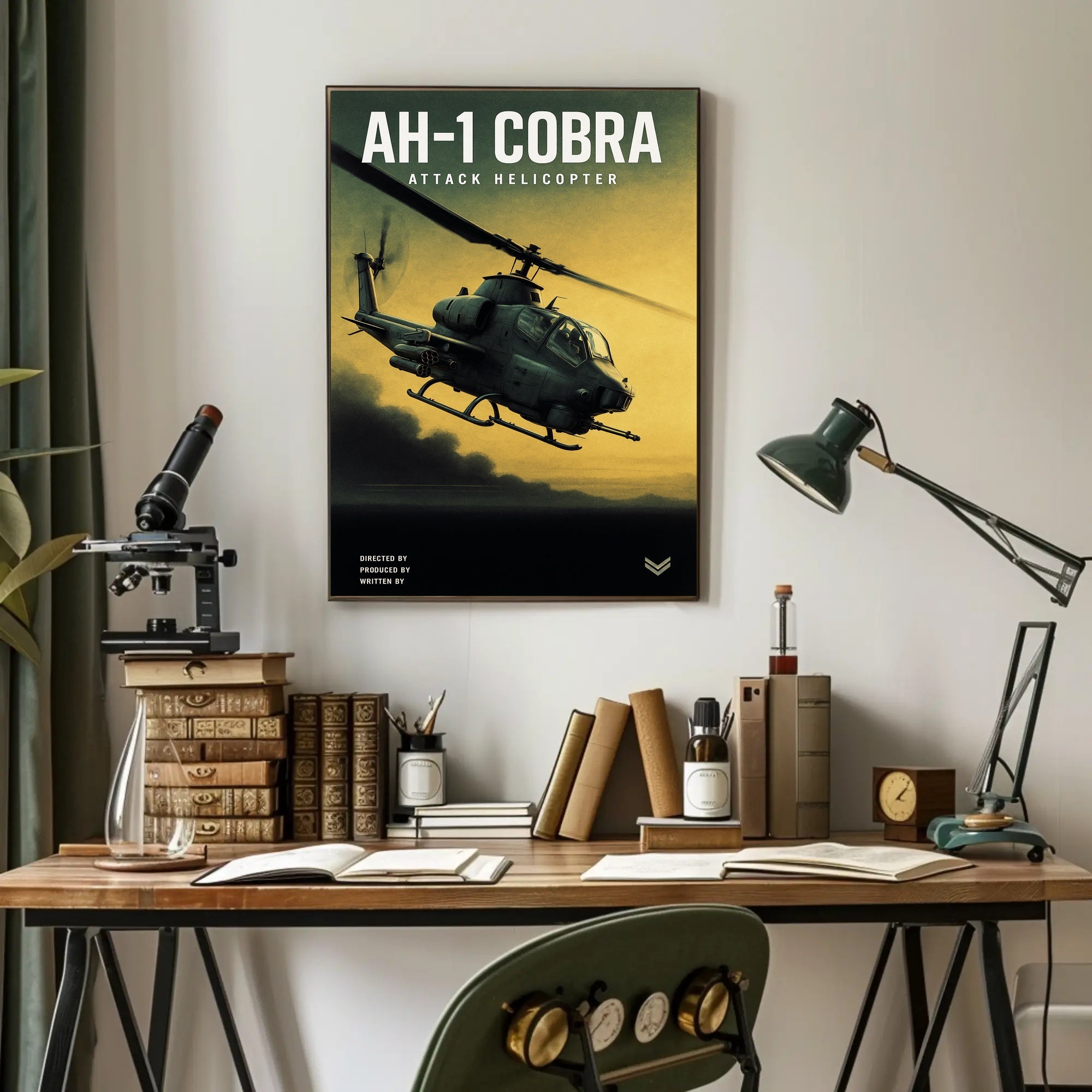 AH-1 Cobra Attack Helicopter Poster PosterGoat