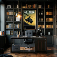 AH-1 Cobra Attack Helicopter Poster PosterGoat