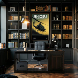 AH-1 Cobra Attack Helicopter Poster PosterGoat