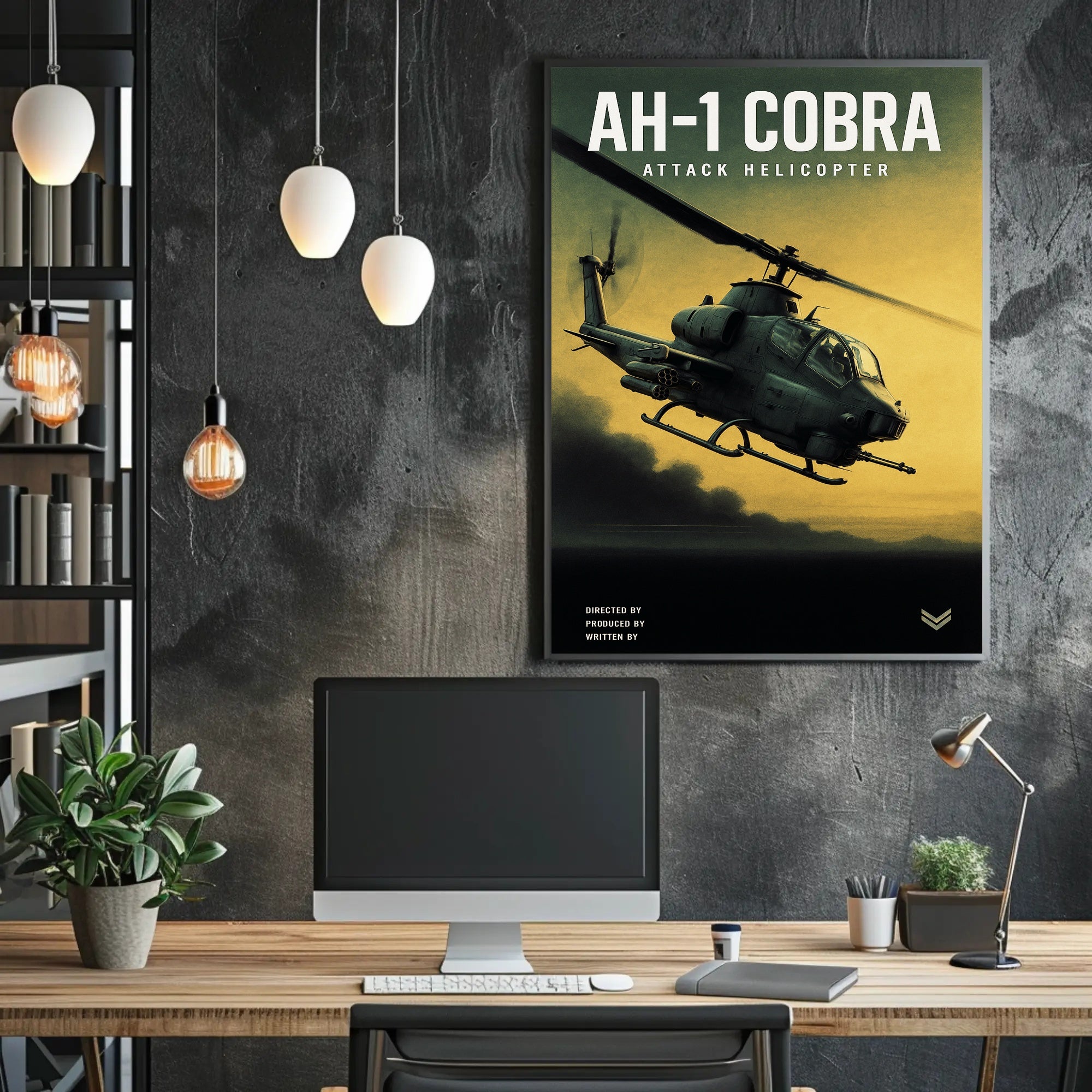 AH-1 Cobra Attack Helicopter Poster PosterGoat