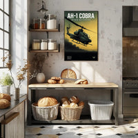 AH-1 Cobra Attack Helicopter Poster PosterGoat
