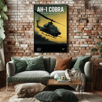 AH-1 Cobra Attack Helicopter Poster PosterGoat