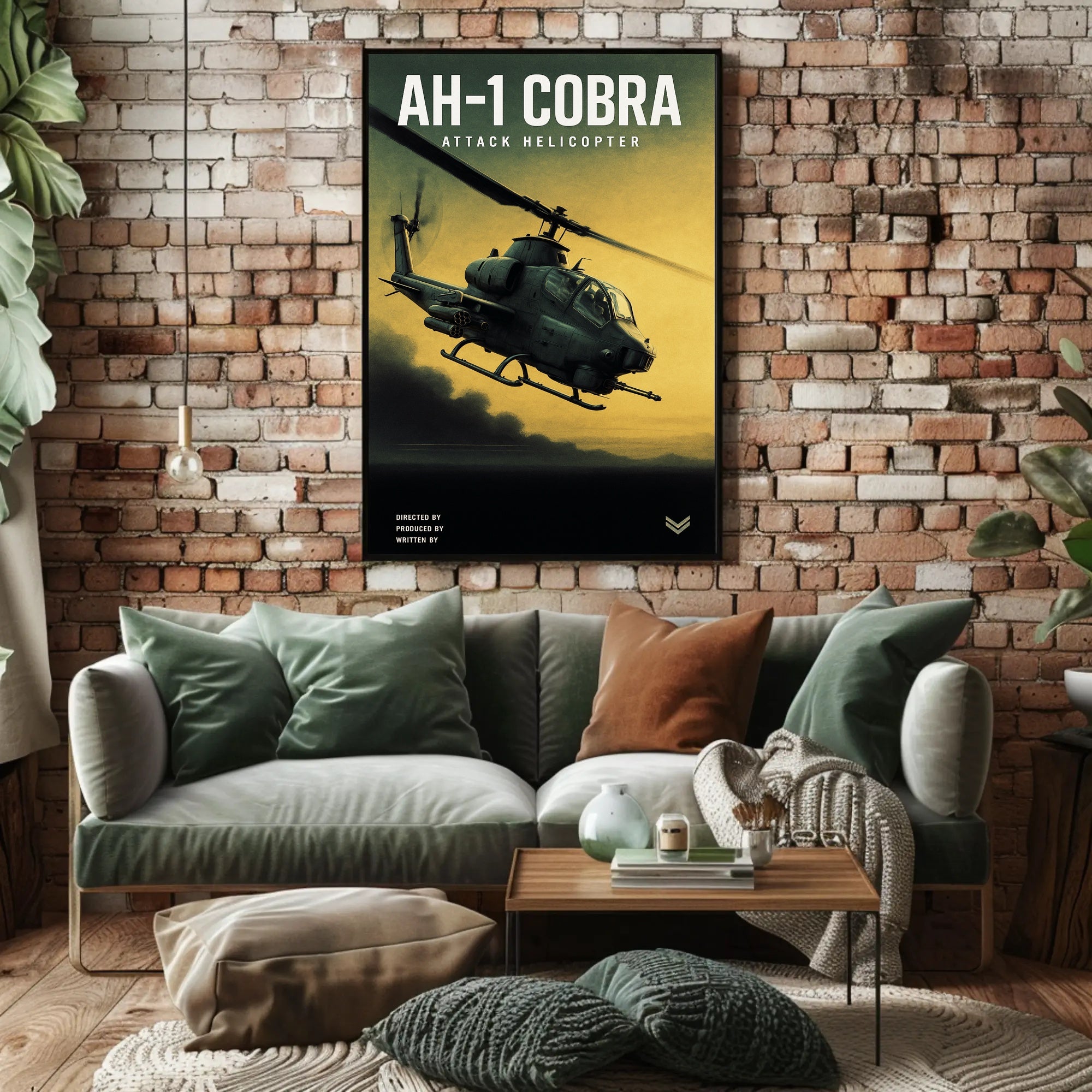 AH-1 Cobra Attack Helicopter Poster PosterGoat
