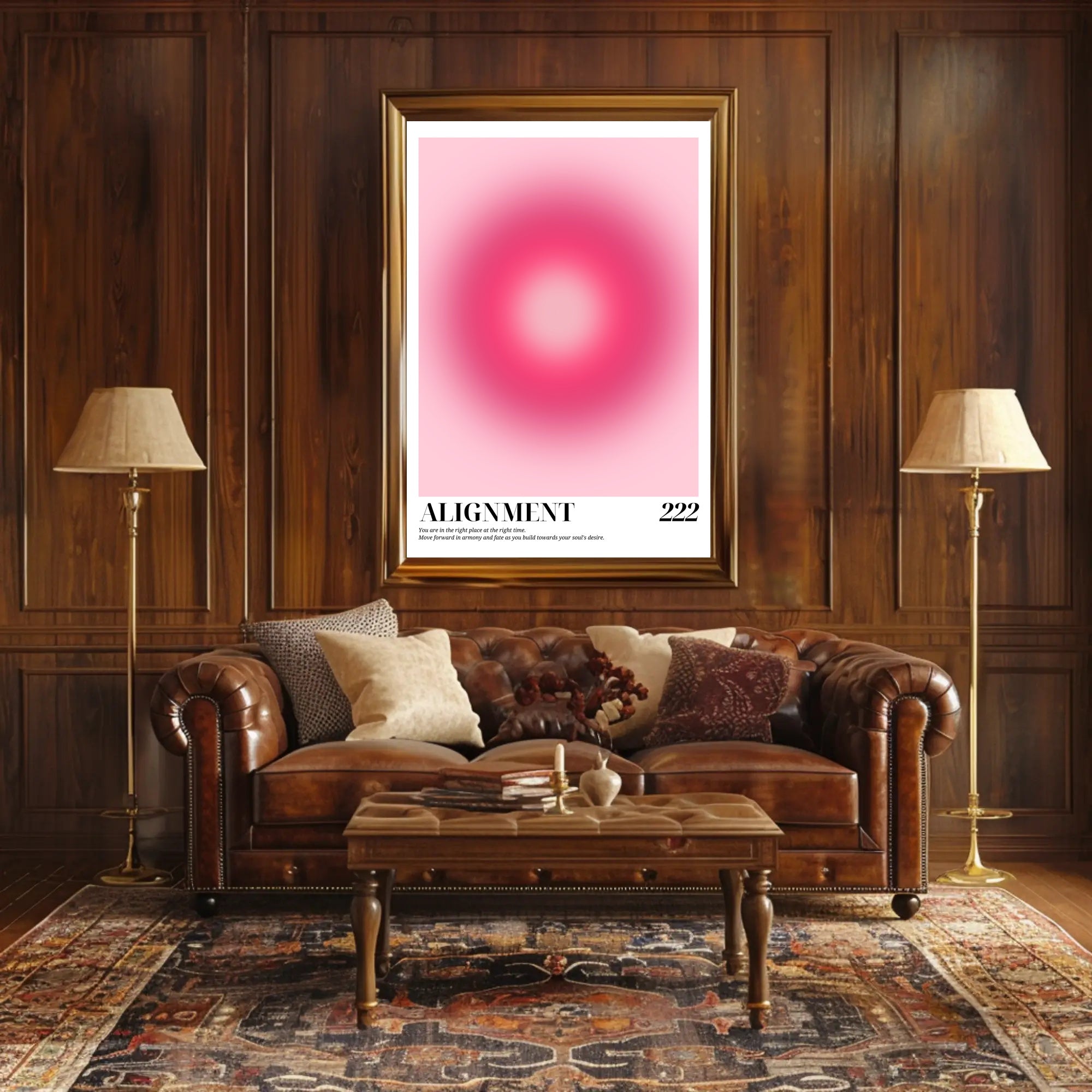 ALIGNMENT 222: Captivating Abstract or Artistic Poster PosterGoat