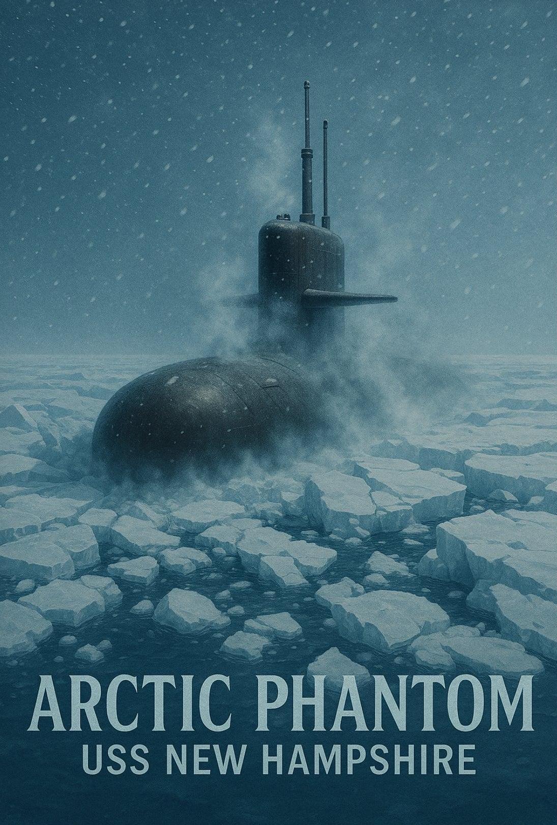 ARCTIC PHANTOM Submarine Naval Military Recruitment Poster PosterGoat