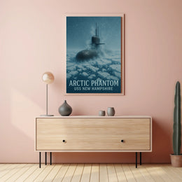 ARCTIC PHANTOM Submarine Naval Military Recruitment Poster PosterGoat