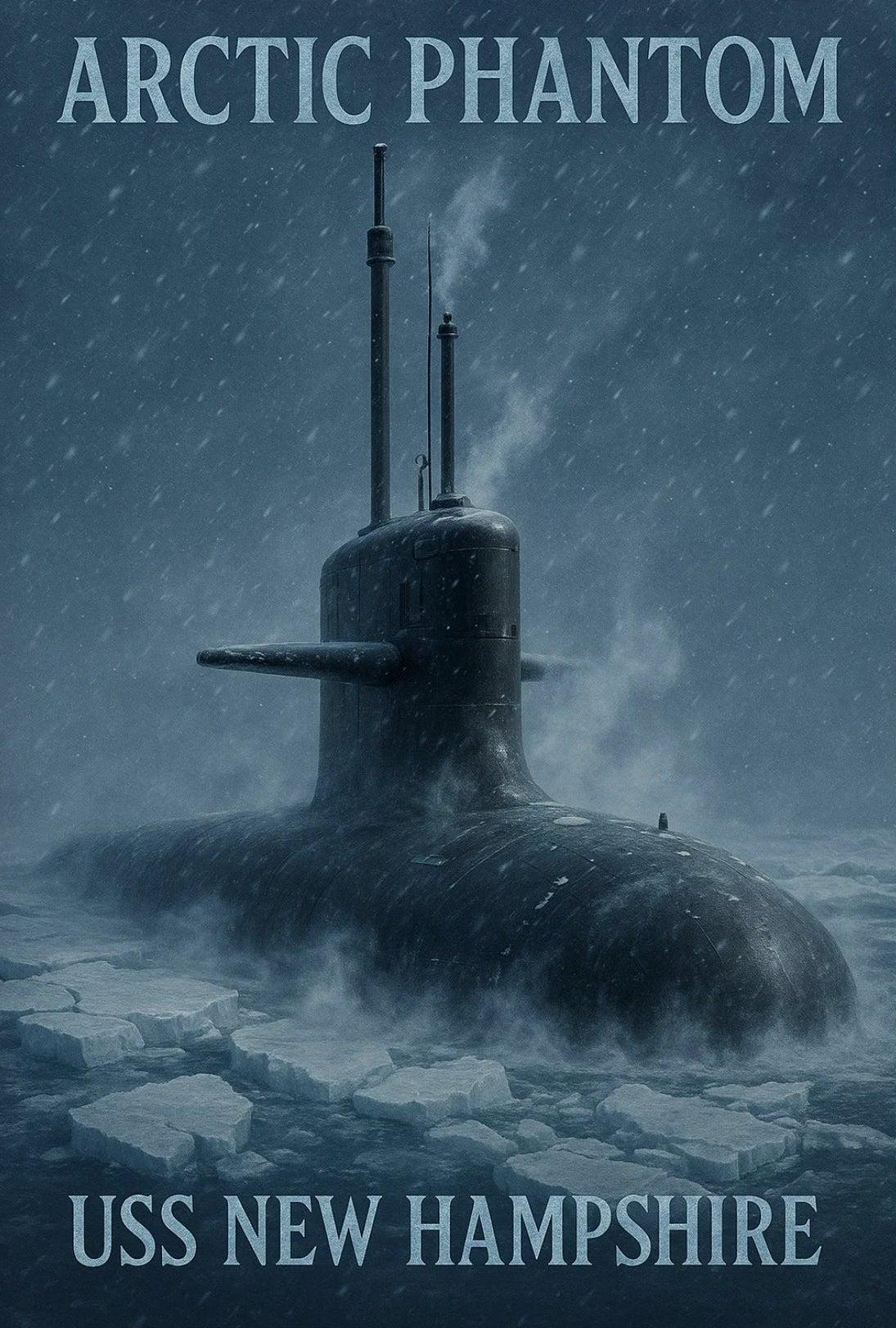 ARCTIC PHANTOM USS New Hampshire Naval Military Poster PosterGoat