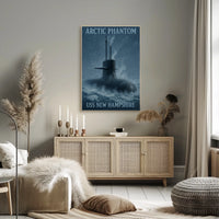 ARCTIC PHANTOM USS New Hampshire Naval Military Poster PosterGoat