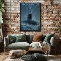 ARCTIC PHANTOM USS New Hampshire Naval Military Poster PosterGoat