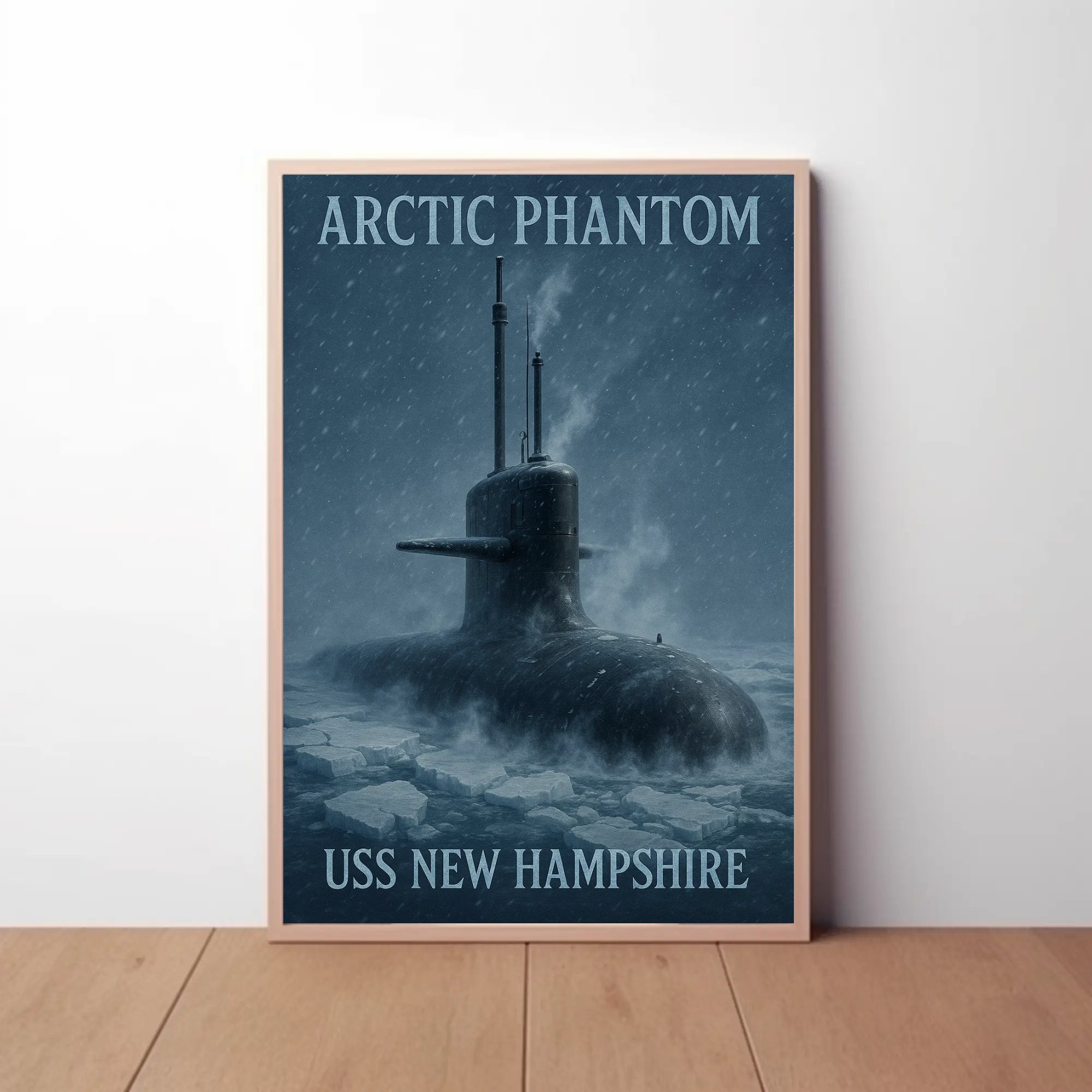 ARCTIC PHANTOM USS New Hampshire Naval Military Poster PosterGoat