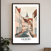 Aalborg Minimalist Travel Poster for Home Decor PosterGoat