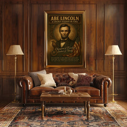 Abe Lincoln A Legacy Etched in Time Poster PosterGoat