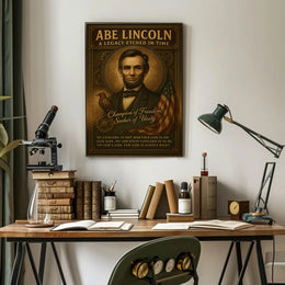 Abe Lincoln A Legacy Etched in Time Poster PosterGoat