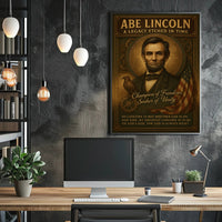 Abe Lincoln A Legacy Etched in Time Poster PosterGoat