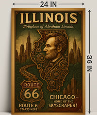 Abraham Lincoln 16Th President Poster PosterGoat