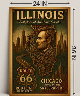 Abraham Lincoln 16Th President Poster PosterGoat