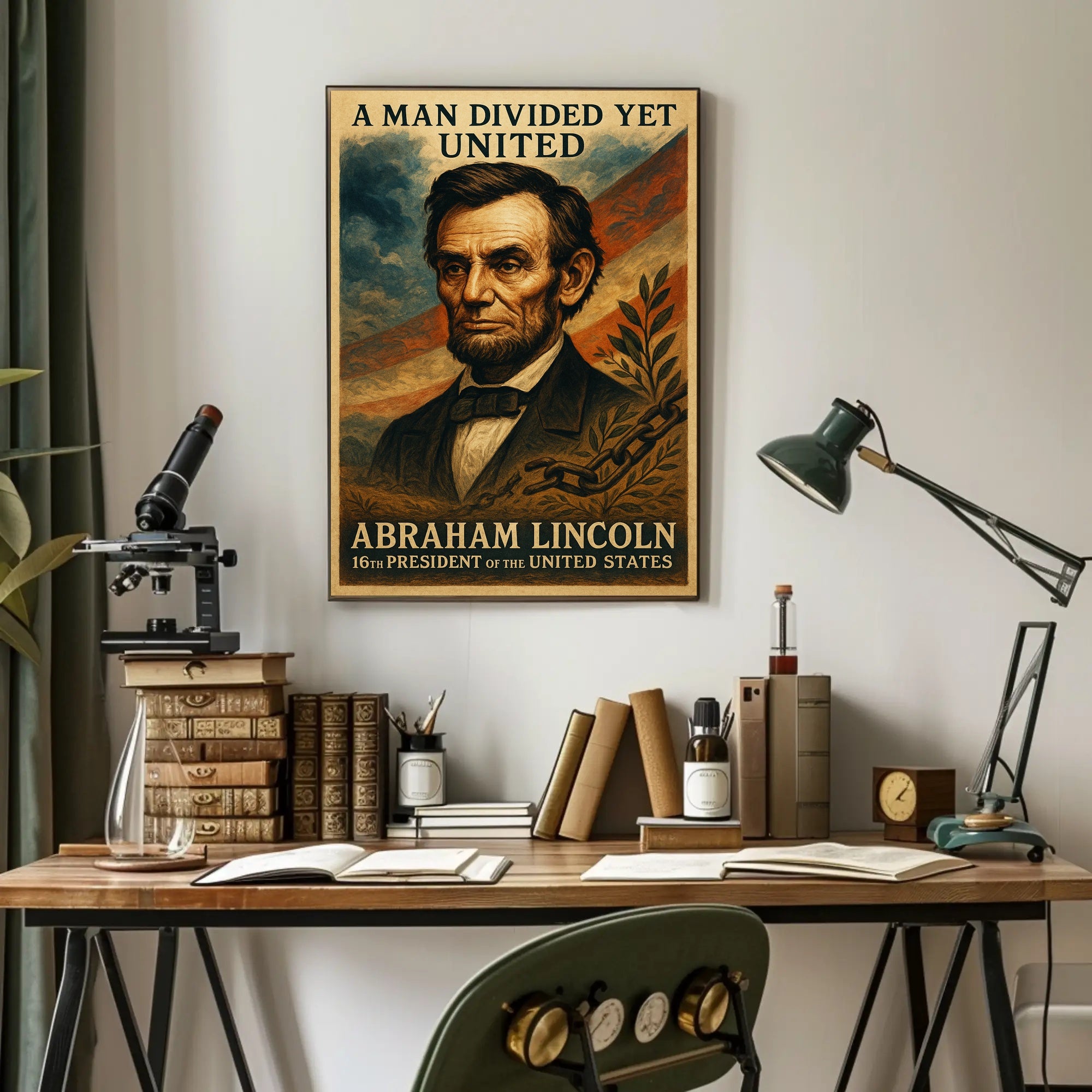 Abraham Lincoln 16th President Poster PosterGoat