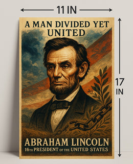 Abraham Lincoln 16th President Poster PosterGoat