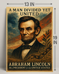 Abraham Lincoln 16th President Poster PosterGoat