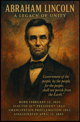 Abraham Lincoln 16th President Poster PosterGoat