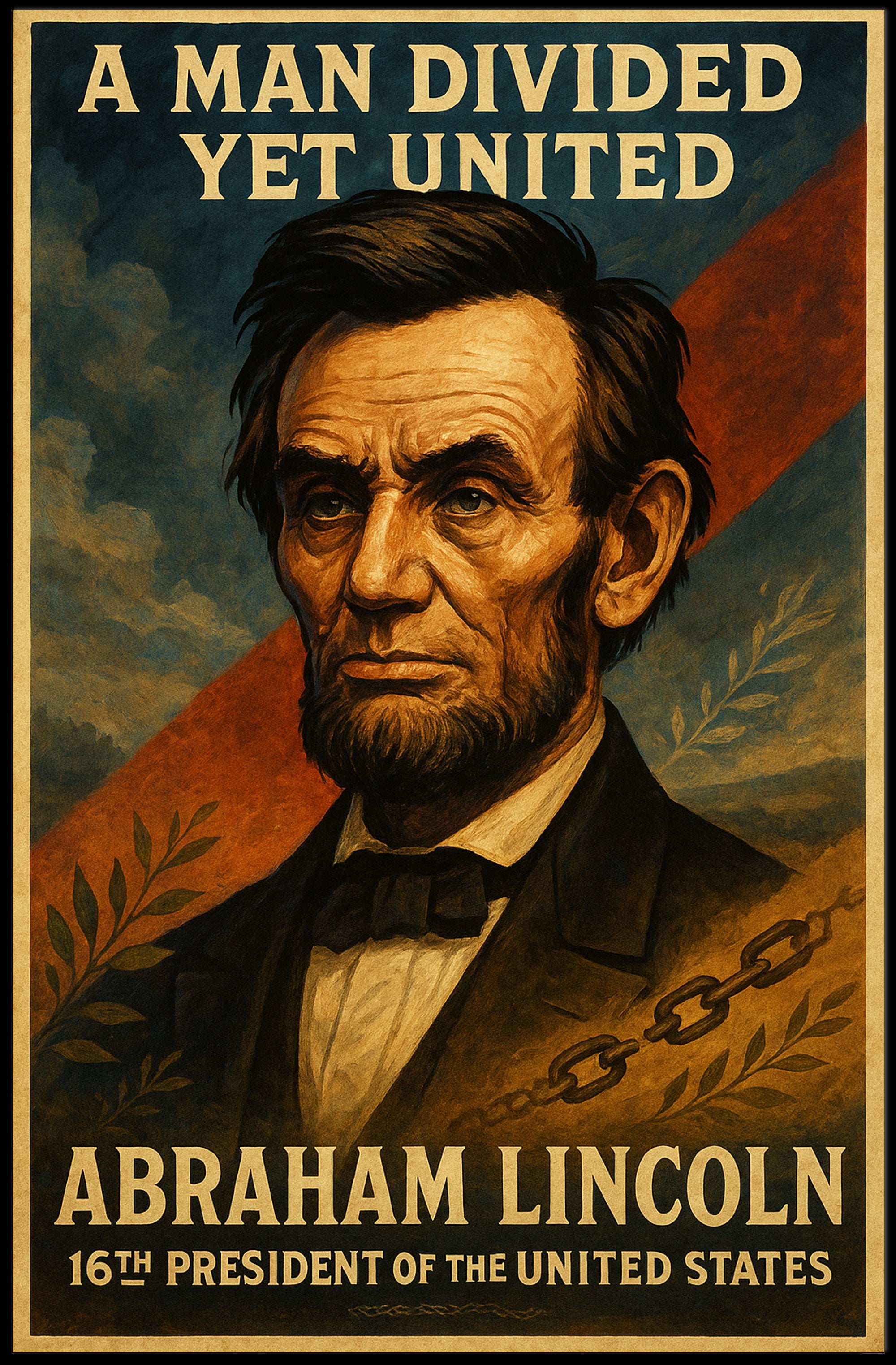 Abraham Lincoln 16th President Poster PosterGoat