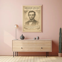 Abraham Lincoln 16th President Poster PosterGoat