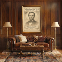 Abraham Lincoln 16th President Poster PosterGoat